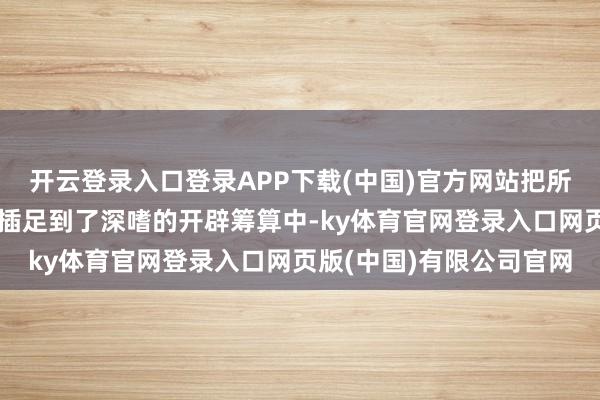 开云登录入口登录APP下载(中国)官方网站把所有的元气心灵和时辰皆插足到了深嗜的开辟筹算中-ky体育官网登录入口网页版(中国)有限公司官网