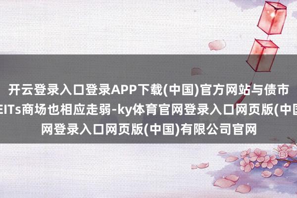 开云登录入口登录APP下载(中国)官方网站与债市联动性较强的REITs商场也相应走弱-ky体育官网登录入口网页版(中国)有限公司官网